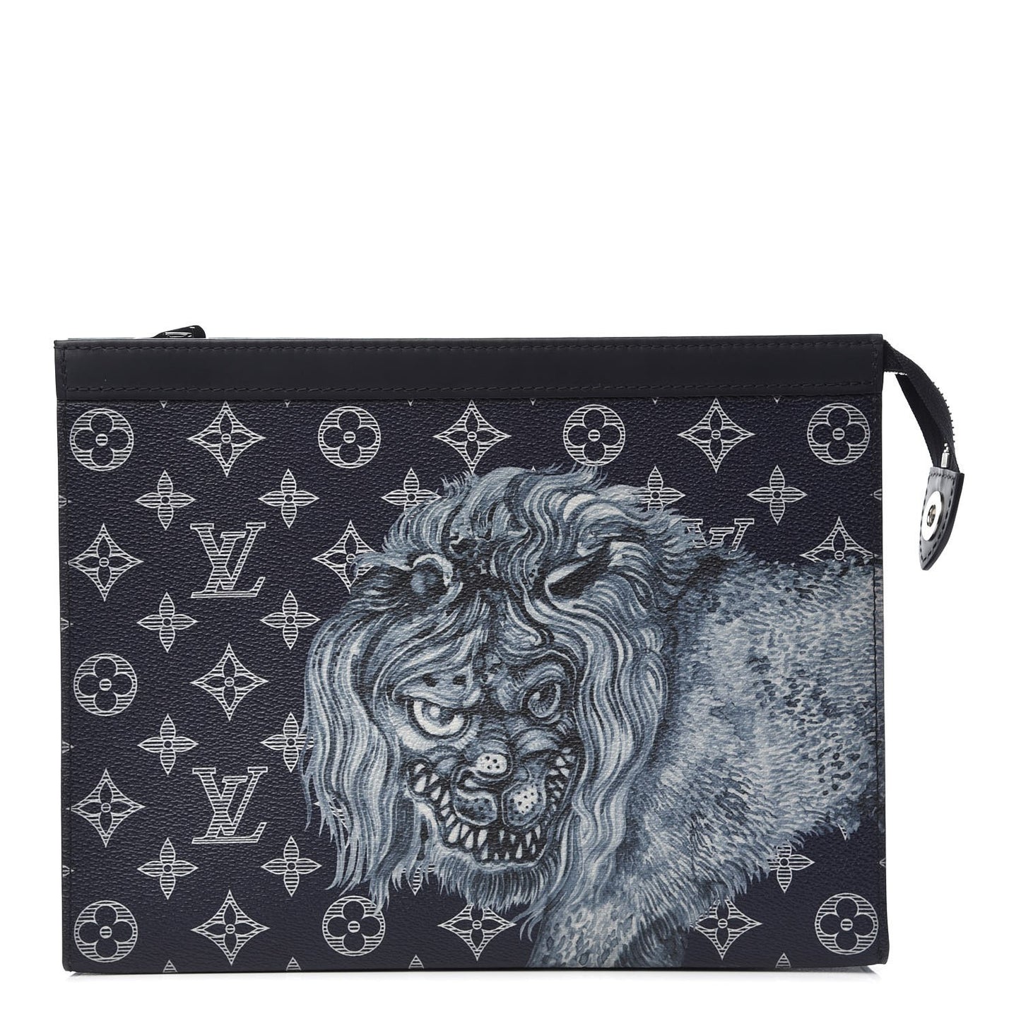 Savane Monogram Chapman Lion Pochette Voyage MM Ink