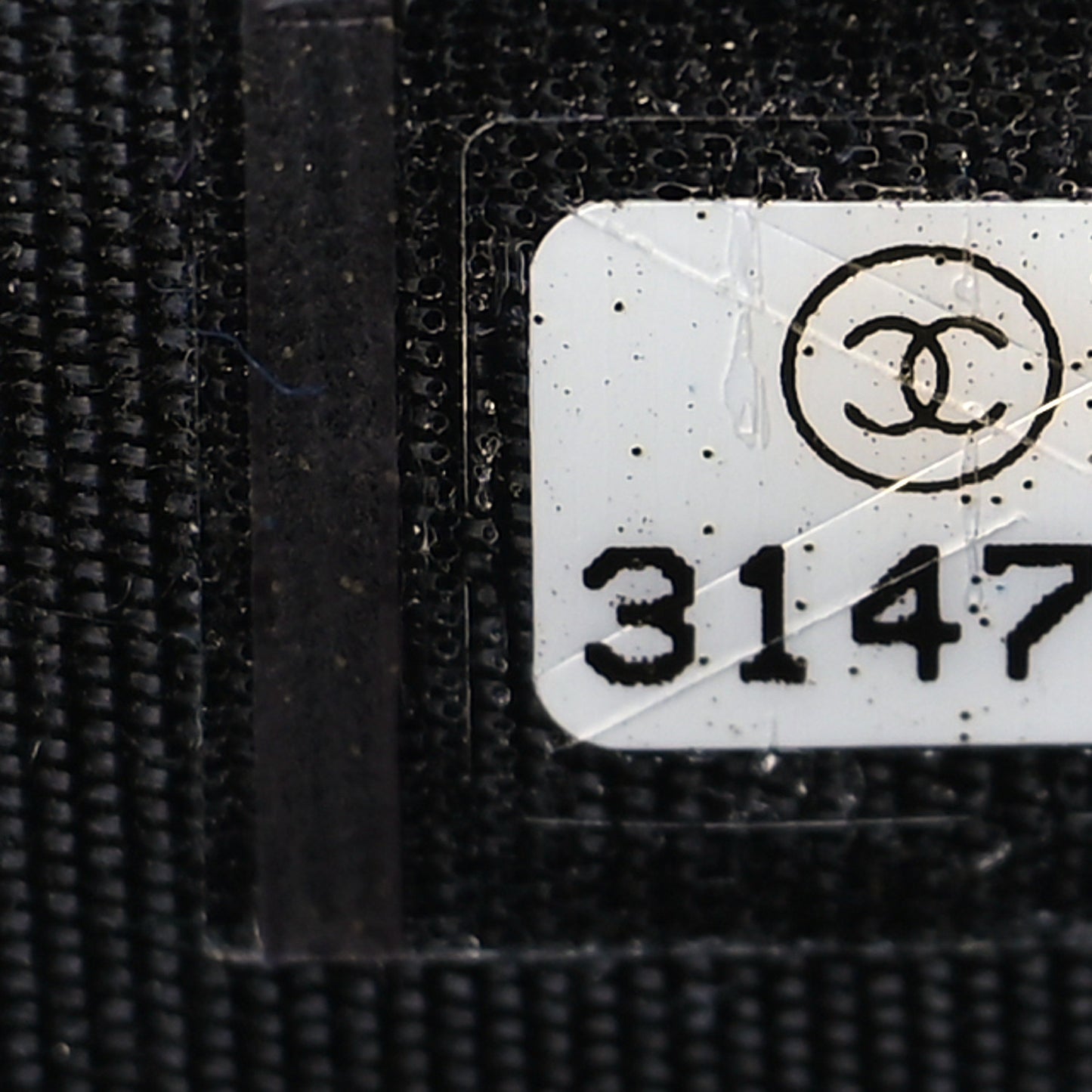 Lambskin Quilted Small Top Handle Vanity Case With Chain Black