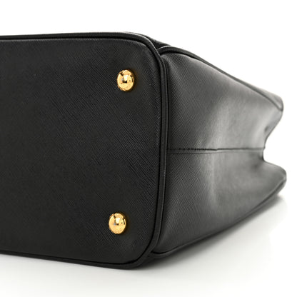 Prada Saffiano Lux Medium Tote Black 12 of 13