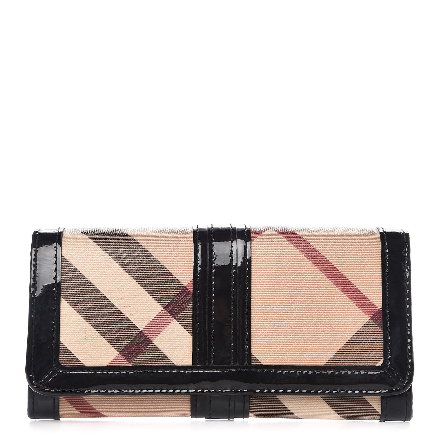 Nova Check Penrose Continental Wallet Black