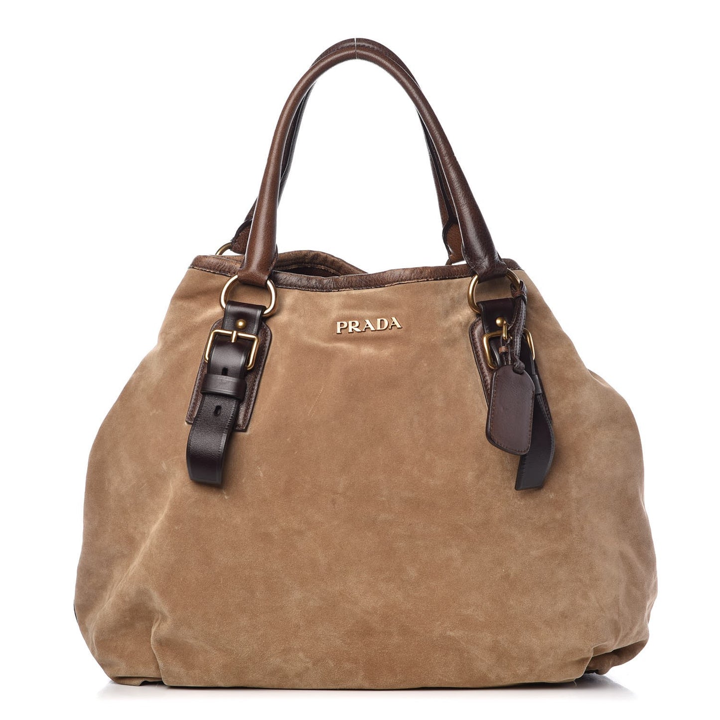 Scamosciato Suede Satchel Light Brown