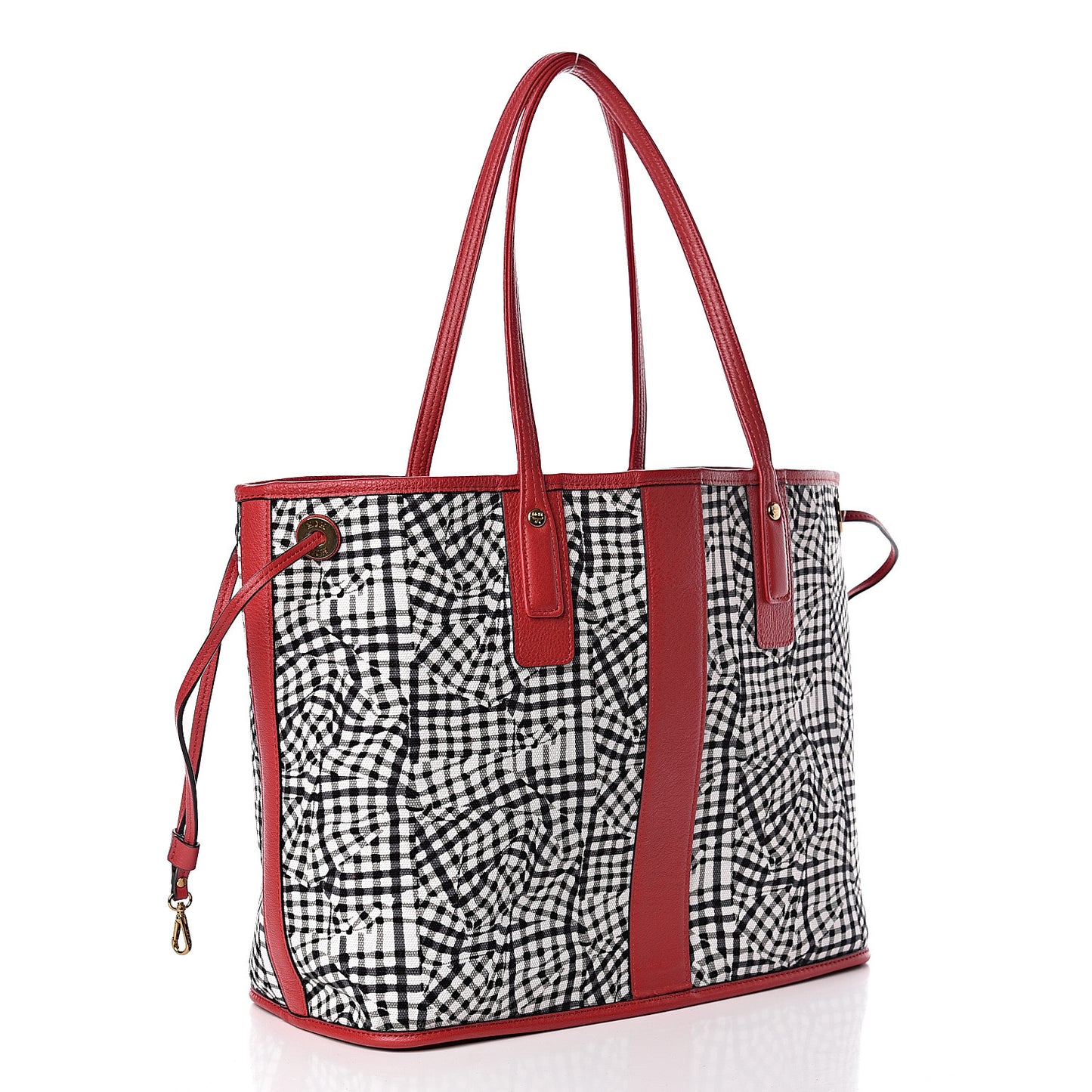 Visetos Medium Liz Reversible Shopper Tote Ruby Red