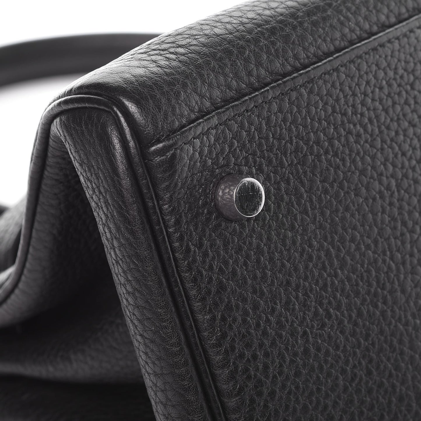 Taurillon Clemence Shoulder Kelly 40 Black