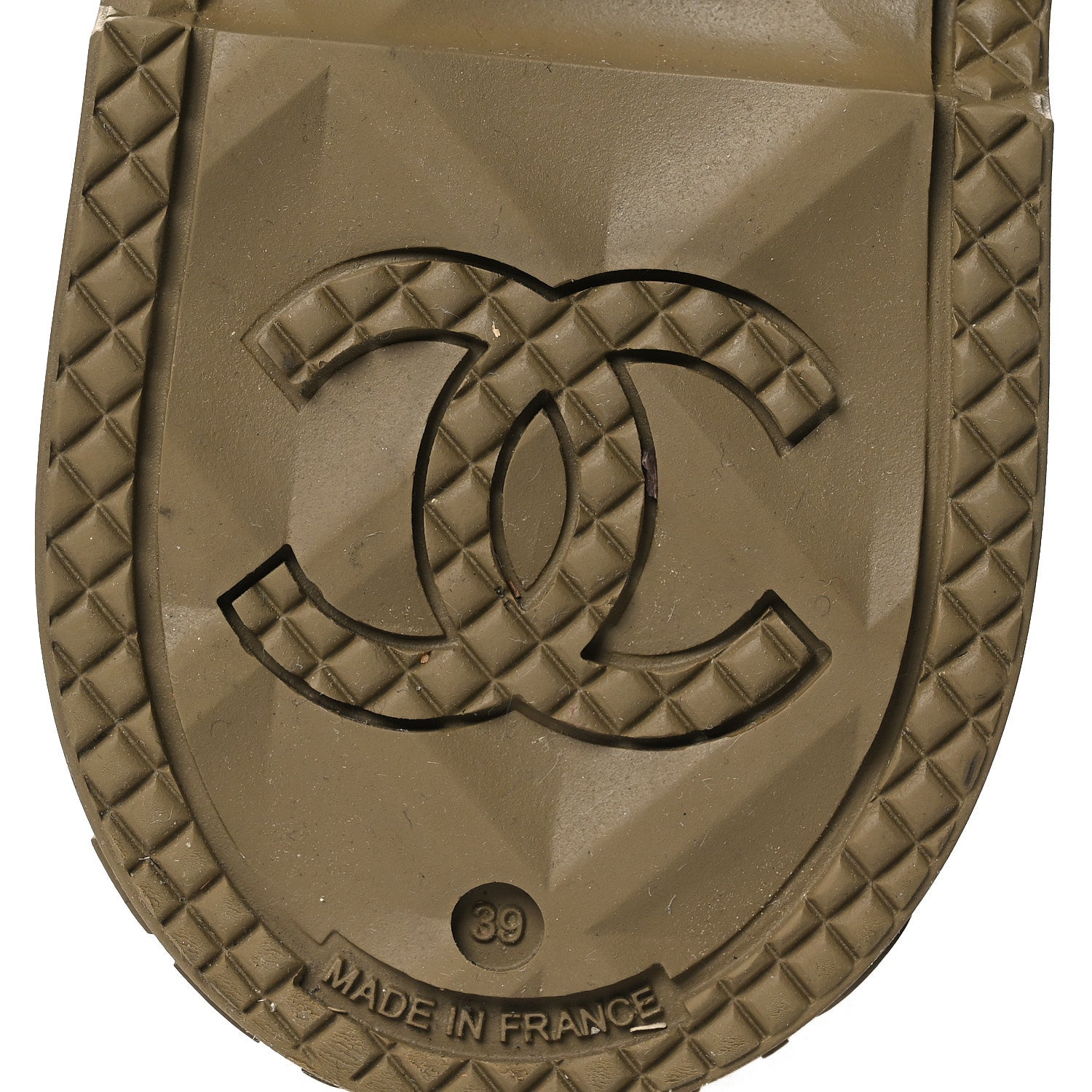 Chanel Caoutchouk CC High Boots 39 Dark Beige 8 of 14