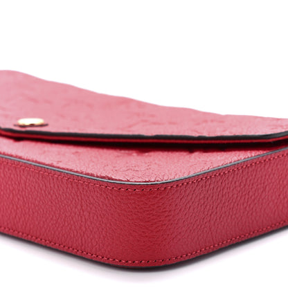Louis Vuitton Empreinte Pochette Felicie Chain Wallet Scarlet 13 of 13