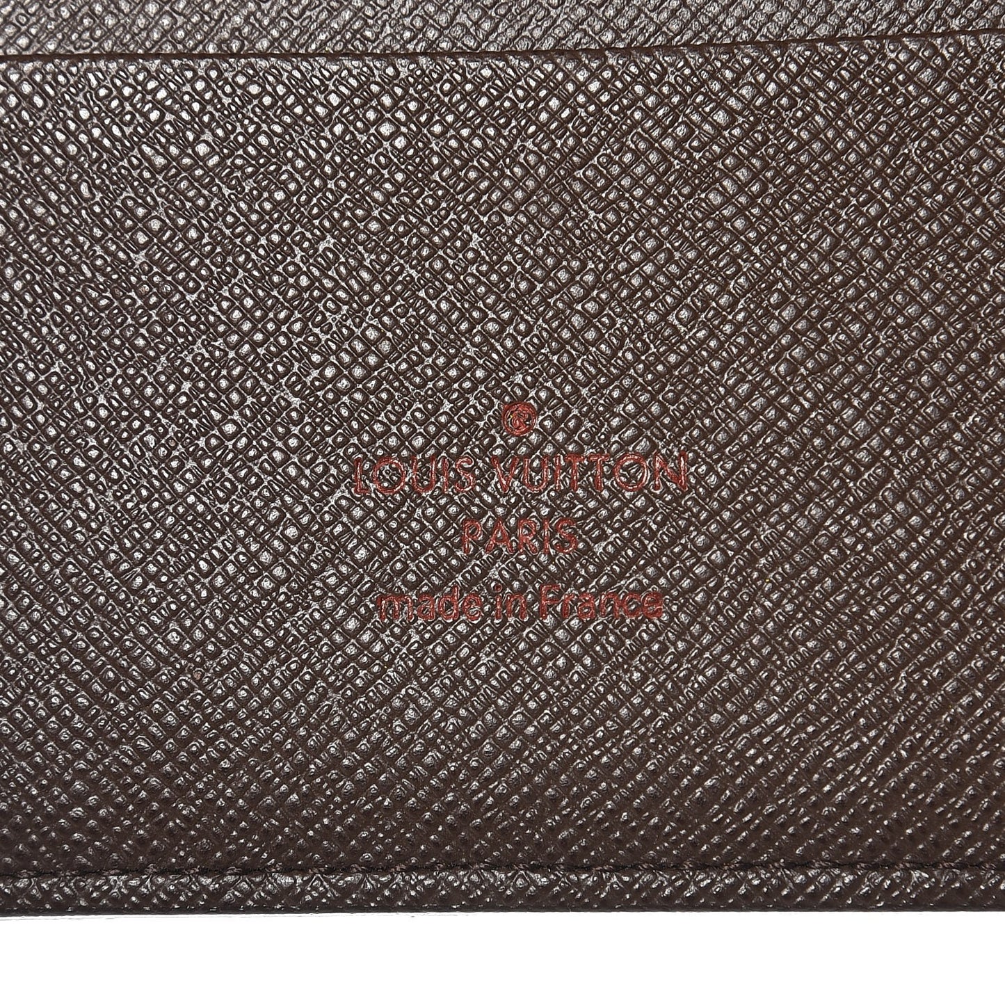 Damier Ebene Large Ring Agenda Cover