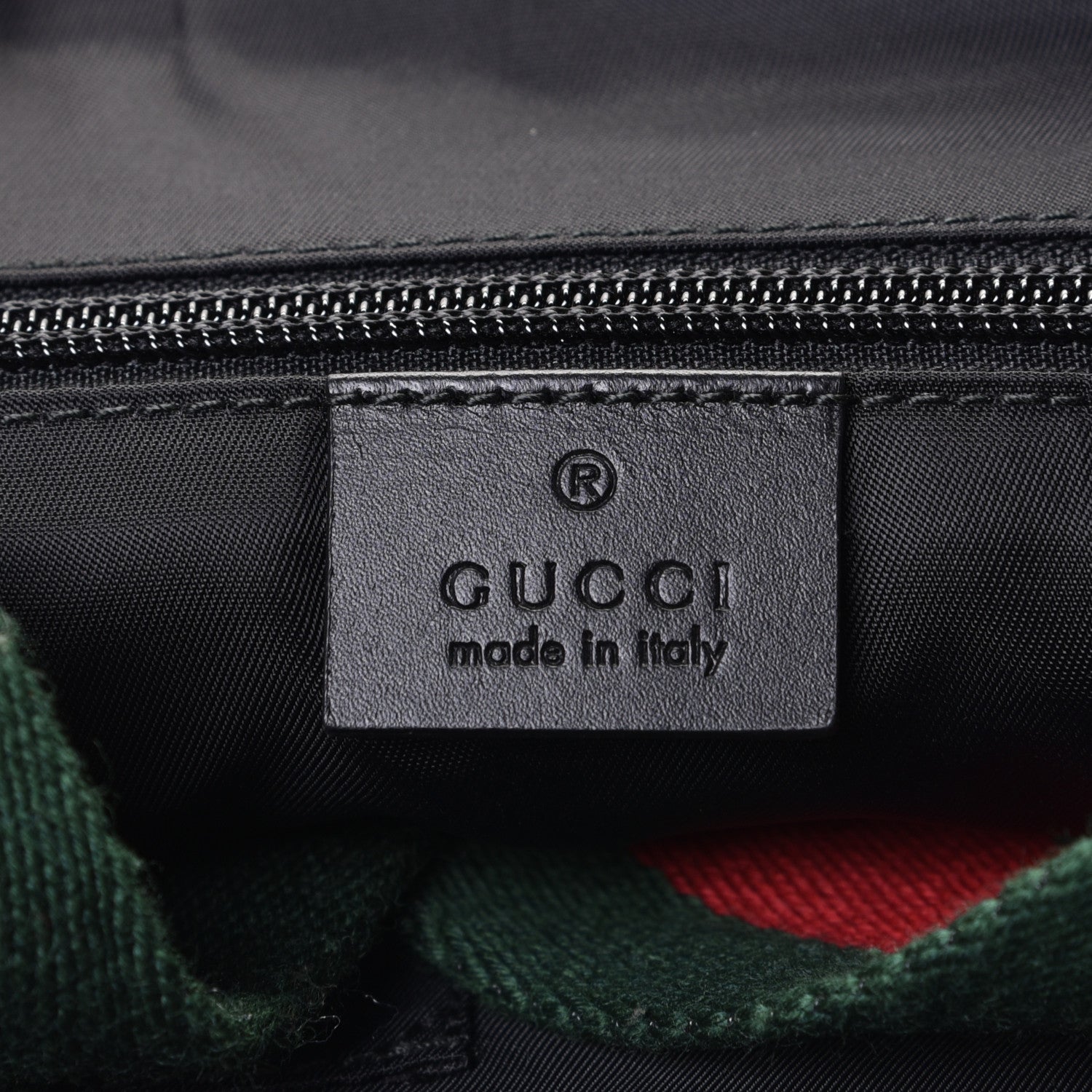Gucci Techno Canvas Web Large Flap Messenger Bag Black 5 of 5