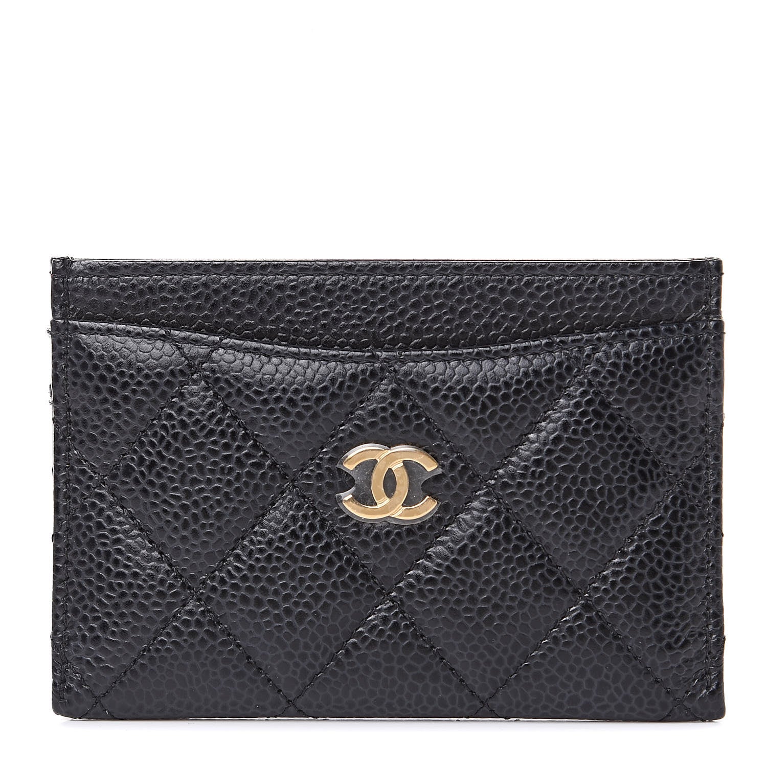 Chanel Caviar Quilted Card Holder Black 1 of 9
