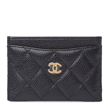 Chanel Caviar Quilted Card Holder Black 1 of 9