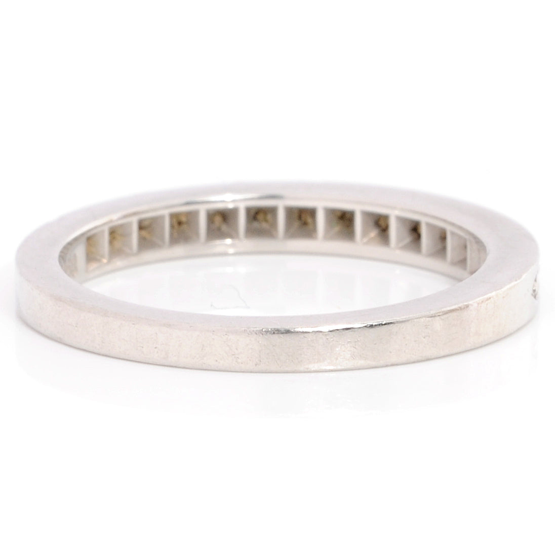 Tiffany Platinum Diamond Grace Band Ring 6.25 3 of 7