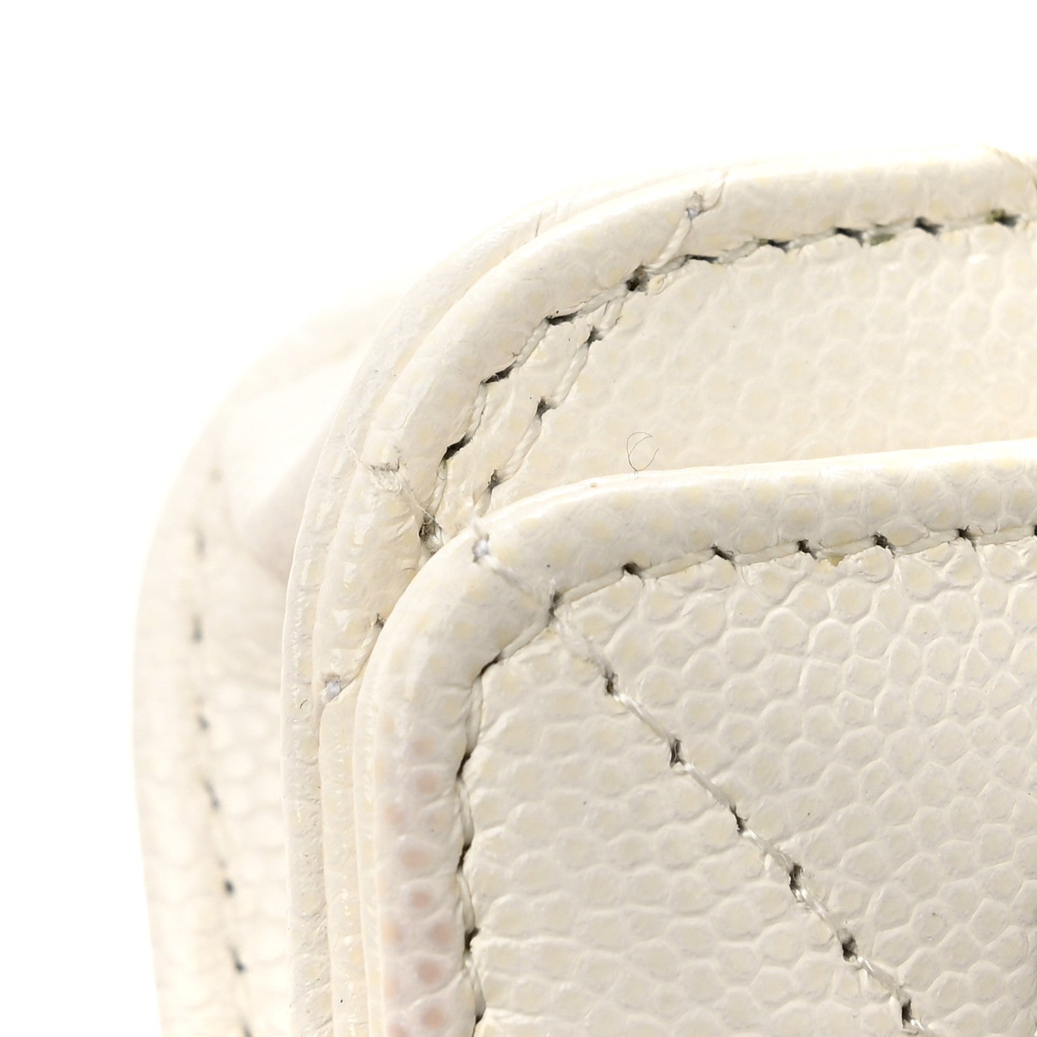 Chanel Caviar Quilted My Everything Airpods Pro Holder Belt White 12 of 13