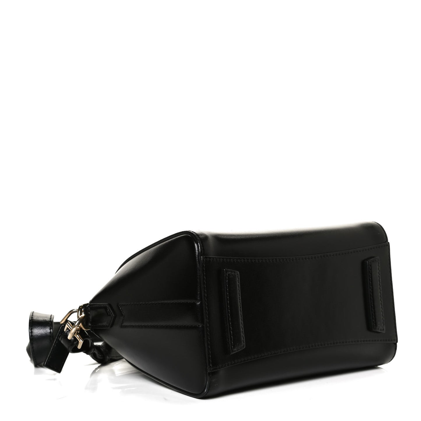Shiny Lord Calfskin Mini Antigona Black