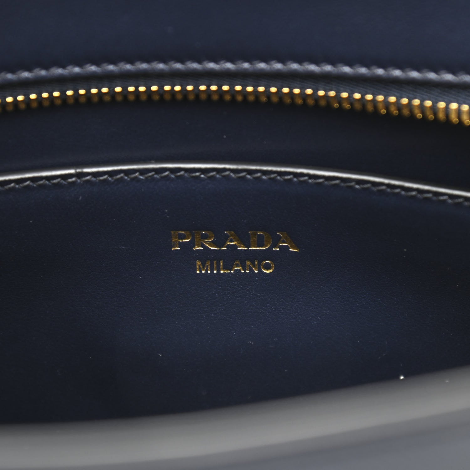 Prada Saffiano Soft Calfskin Small Zippered Tote Black 5 of 7