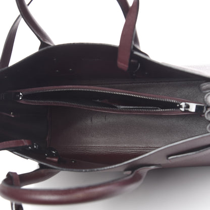 Saint Laurent Grained Calfskin Small Classic Sac De Jour Amaranto 6 of 11