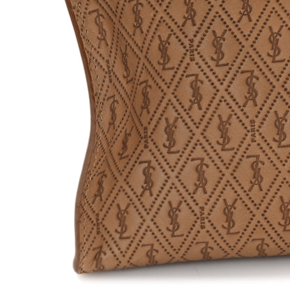 Saint Laurent Calfskin Monogram Deli Paper Bag Vintage Beige 9 of 9