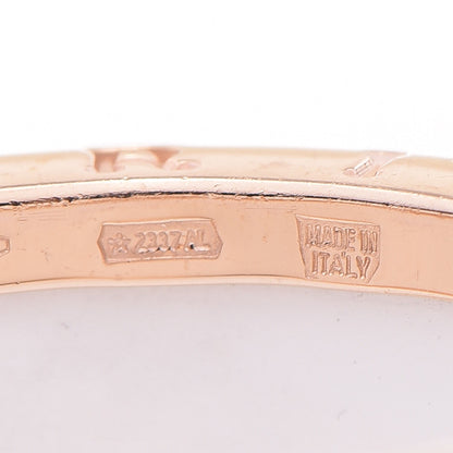 Bulgari 18K Rose Gold White Ceramic B.Zero1 Four-Band Ring 57 8 6 of 6