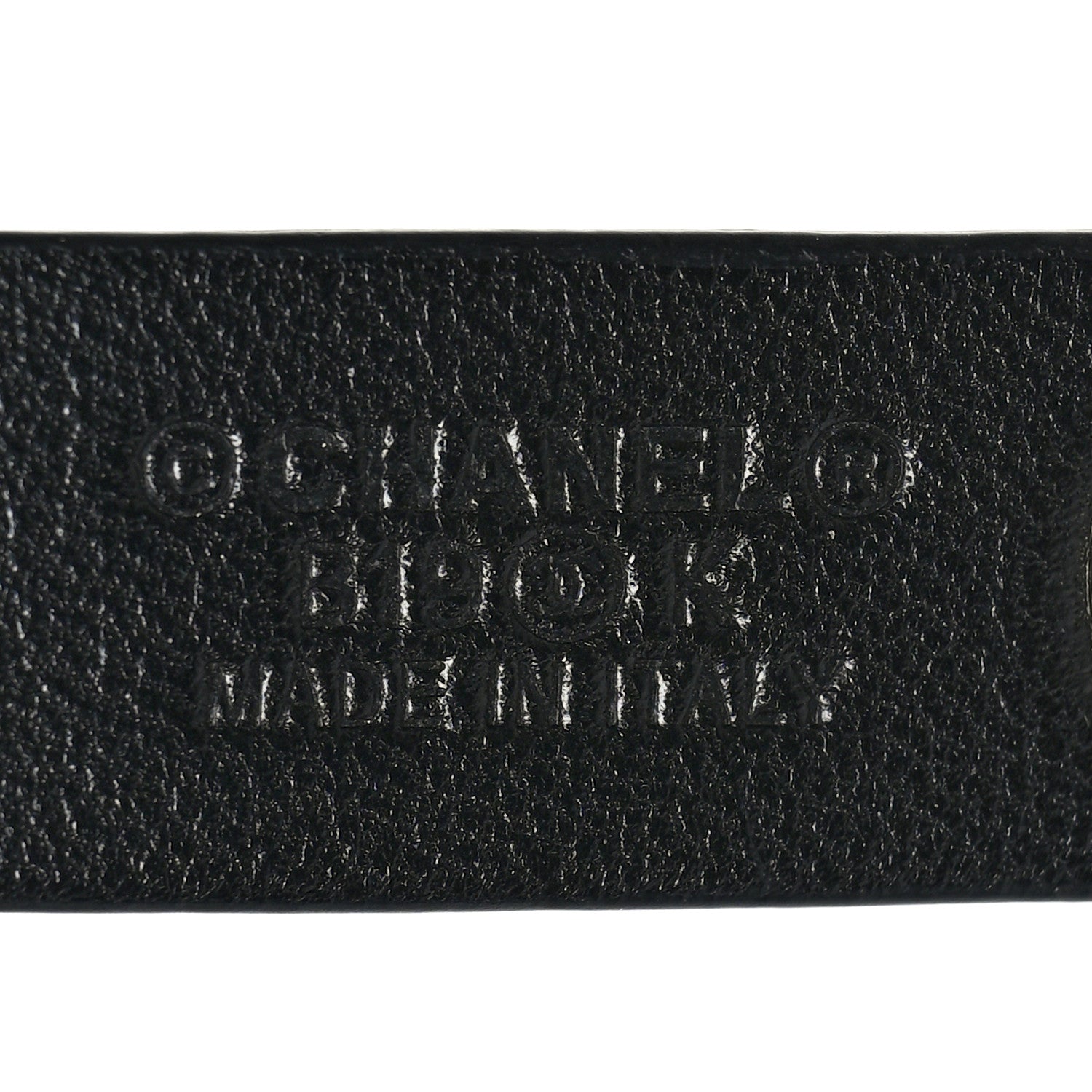 Chanel Lambskin CC Pearl Chain Belt 75 30 Black 3 of 6