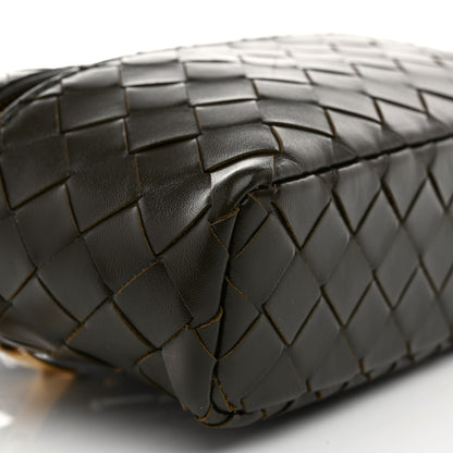 Bottega Veneta Calfskin Intrecciato Bang Bang Vanity Case Kaki 9 of 10