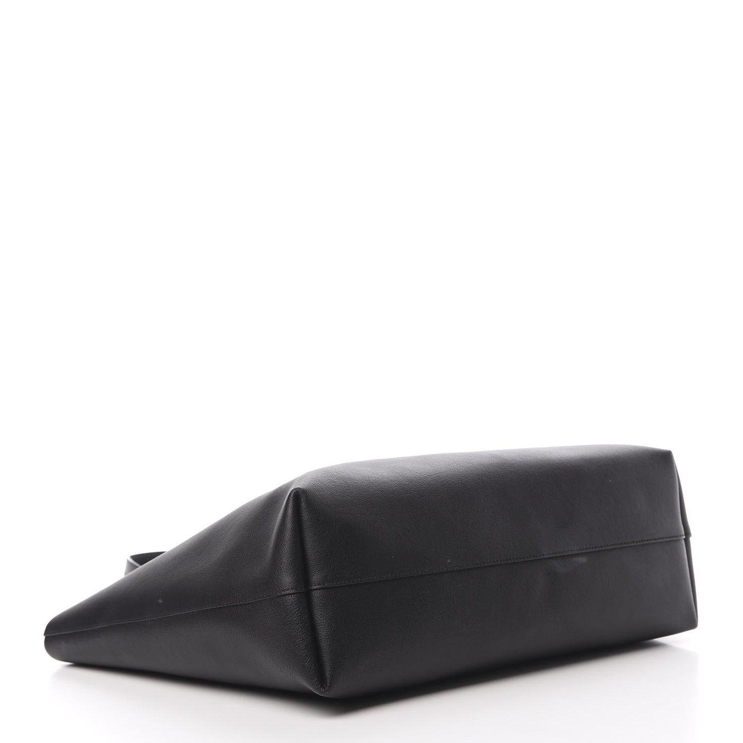 Calfskin Large Shopping Tote Black