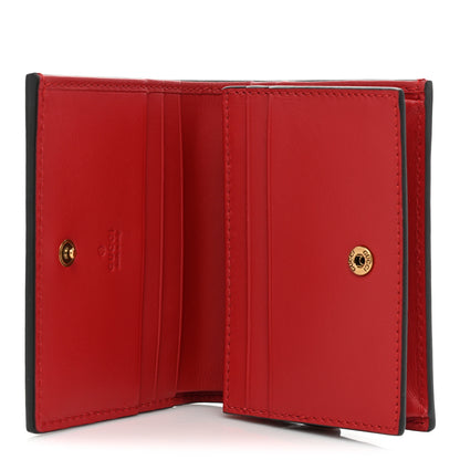 Gucci Calfskin Queen Margaret Card Case Wallet Red 7 of 9