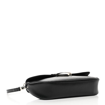 Louis Vuitton Epi Montaigne Clutch Black 4 of 9
