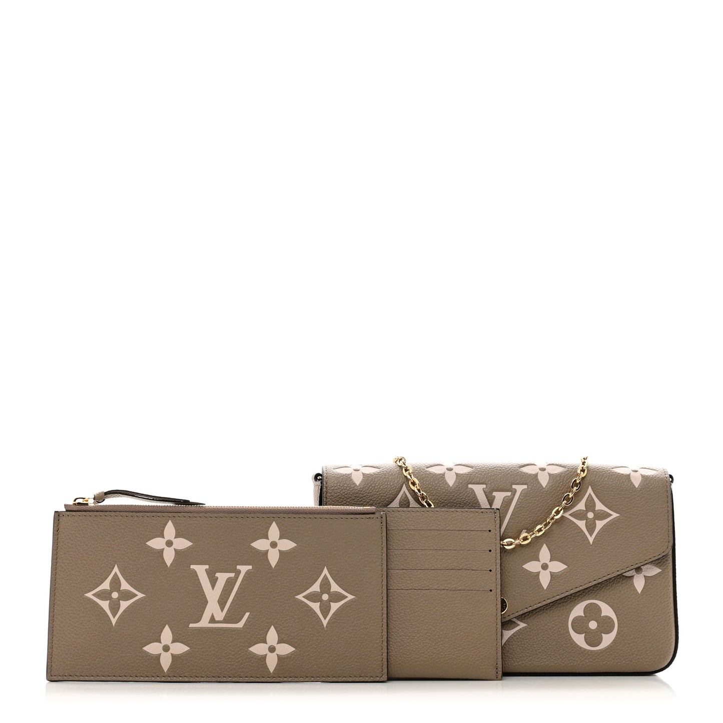 Empreinte Monogram Giant Felicie Pochette Tourterelle Creme