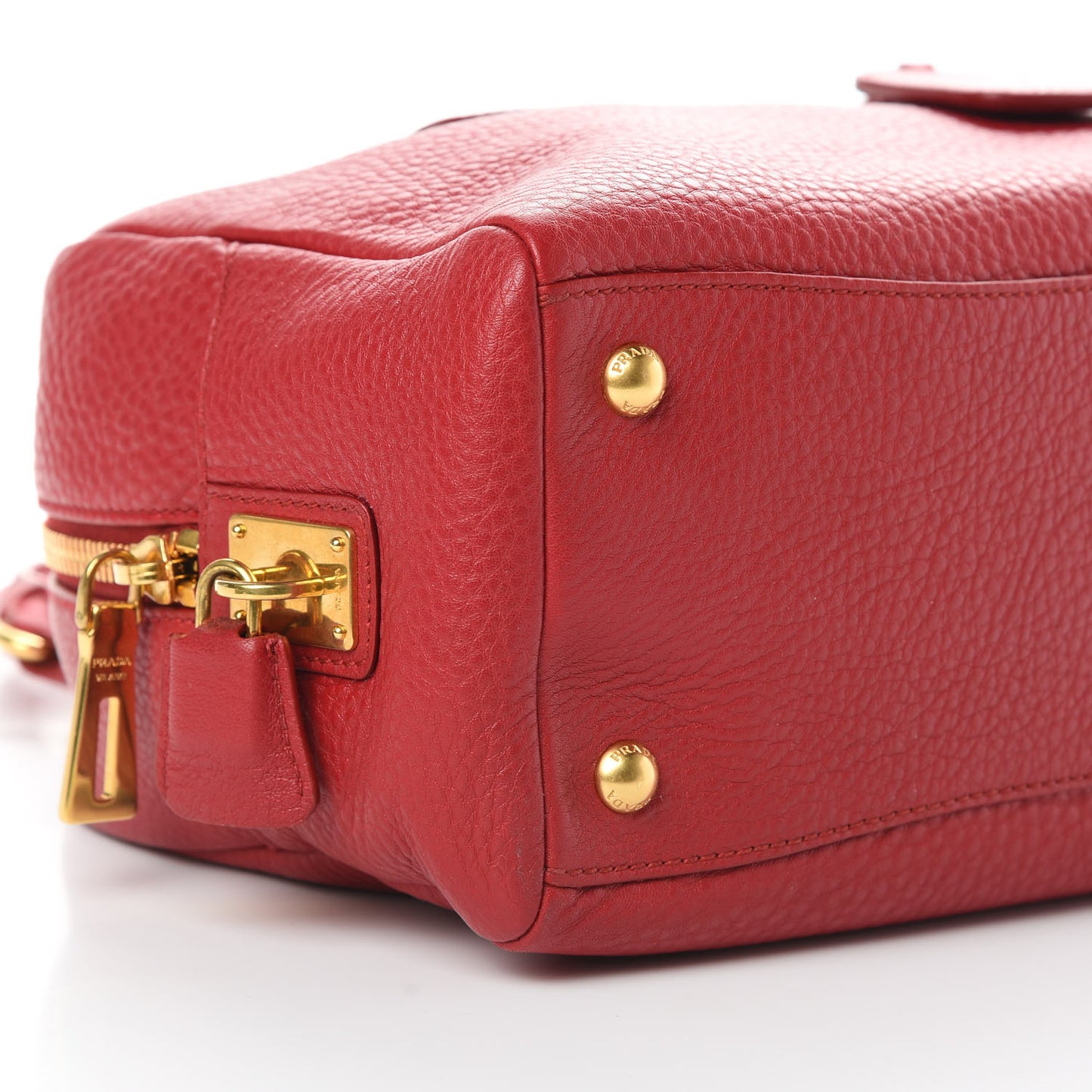 Vitello Daino Bowler Scarlatto