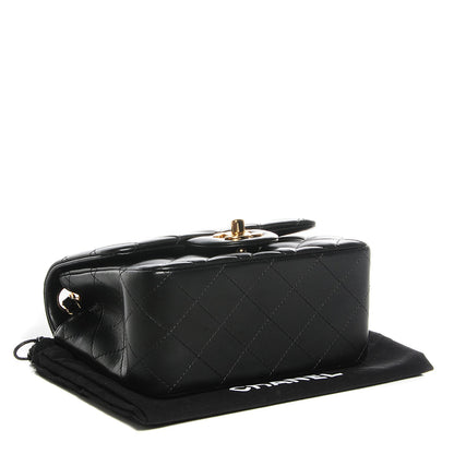 Chanel Lambskin Quilted Mini Square Flap Black 4 of 8