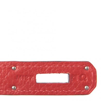 Hermes Taurillon Clemence Kelly Retourne 28 Rouge Casaque 25 of 31