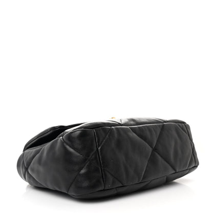 Chanel Lambskin Quilted Medium Chanel 19 Flap Black 4 of 10