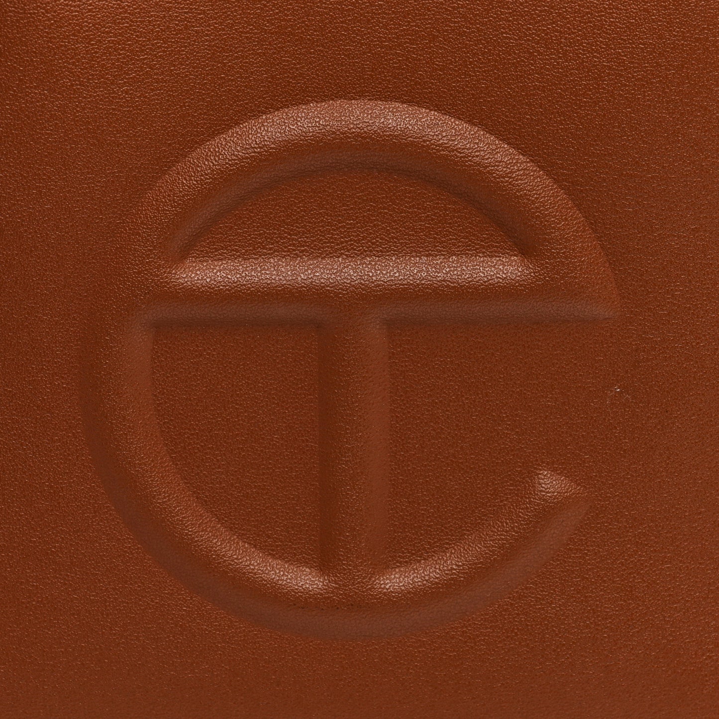 Vegan Leather Small Shopping Bag Tan