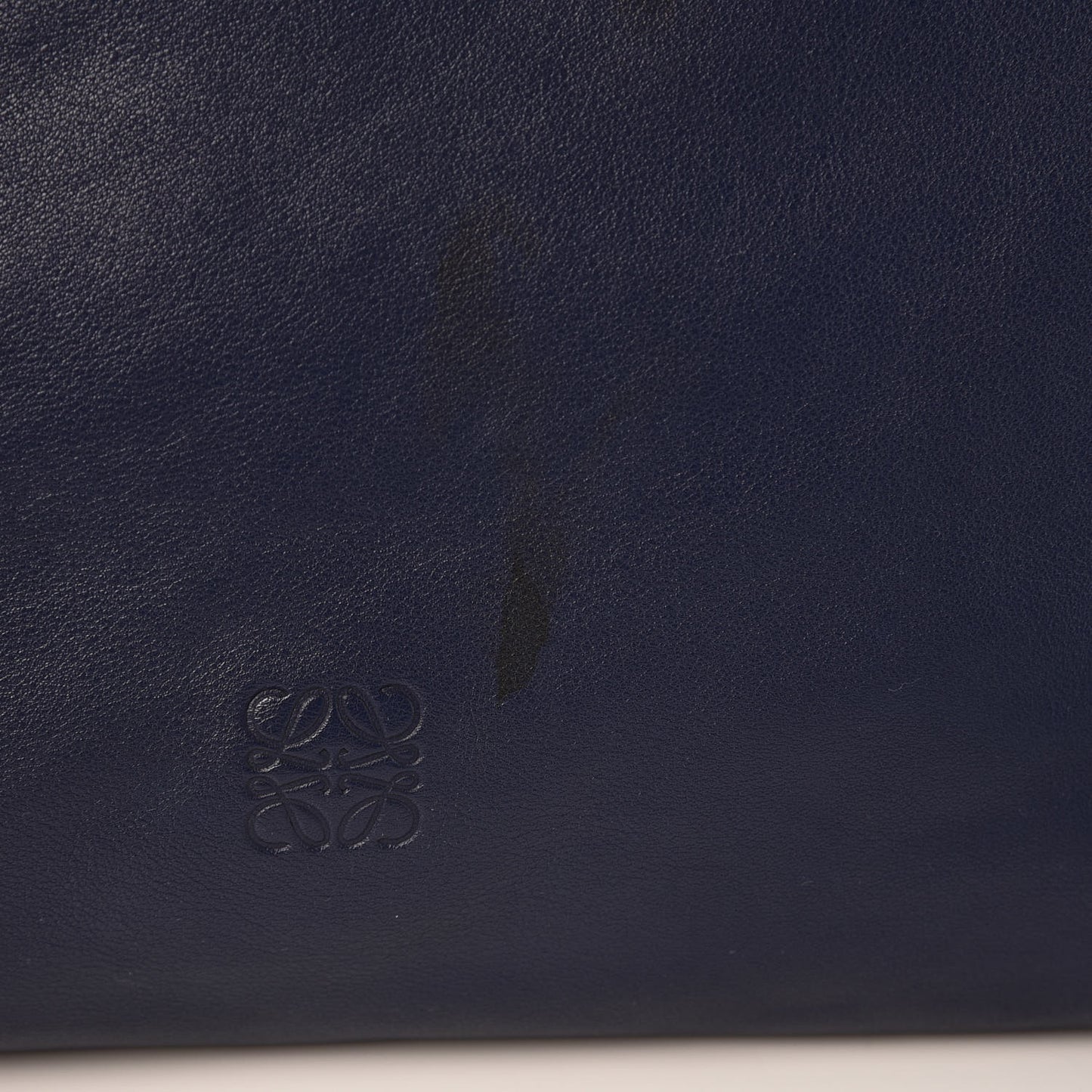 Calfskin Yago Knot Bag Navy