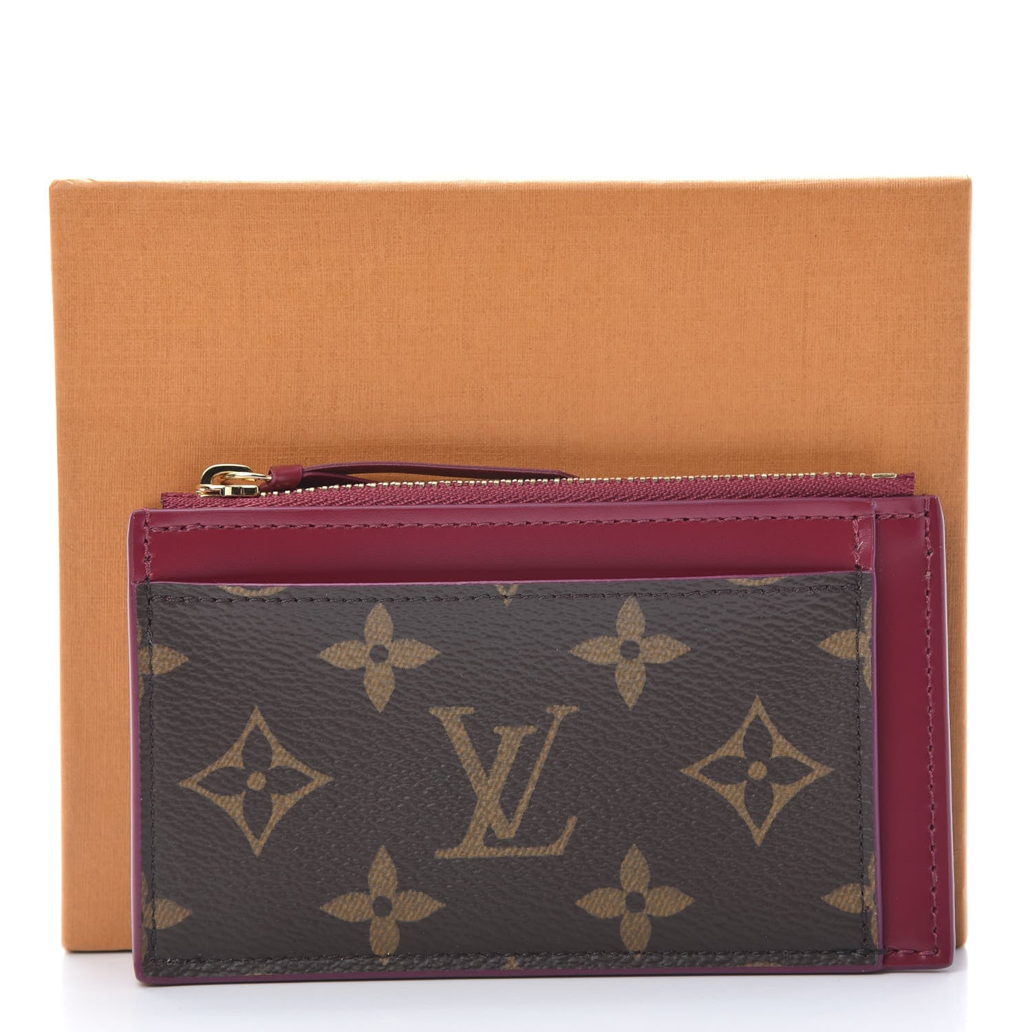 Louis Vuitton Monogram Zipped Card Holder Fuchsia 8 of 8