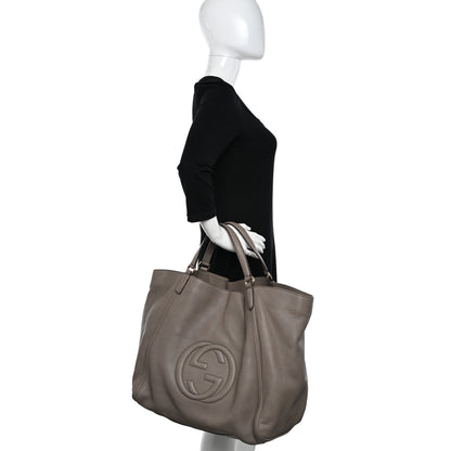 Gucci Cellarius Calfskin Large Soho Shoulder Bag New Fango 2 of 10