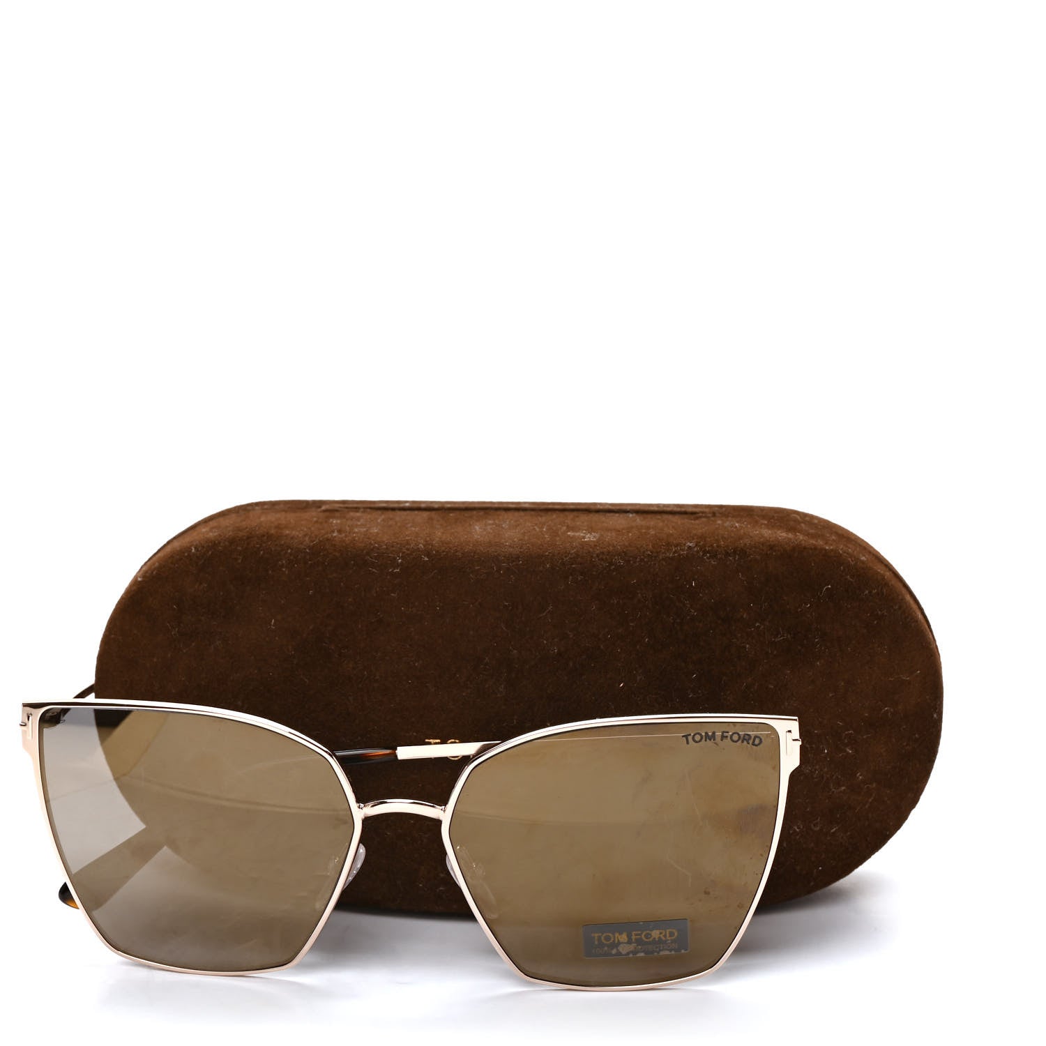 Tom Ford Helena Sunglasses TF653 Gold Tortoise 8 of 8