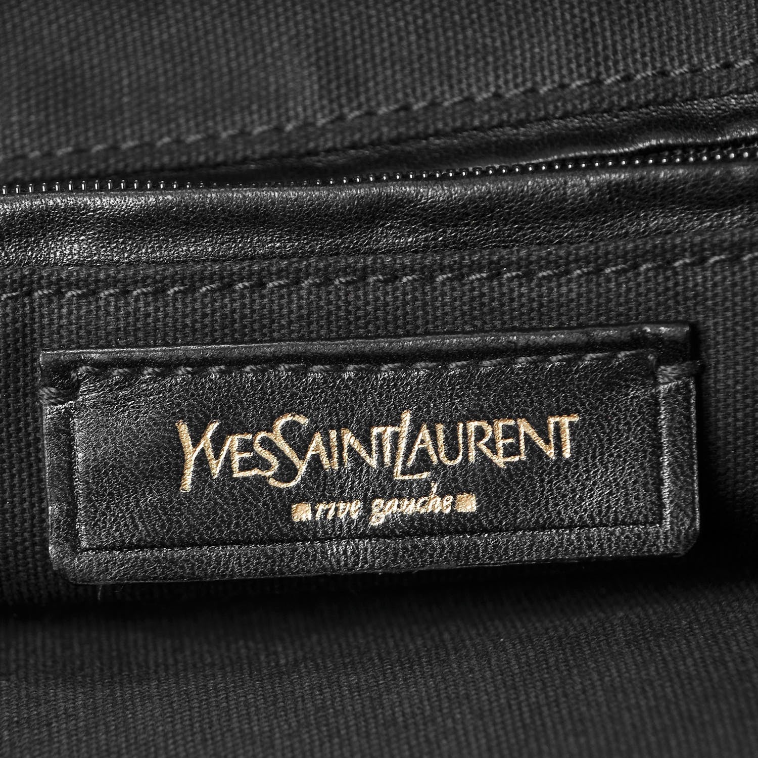 Saint Laurent Calfskin XL Downtown Tote Black 6 of 7