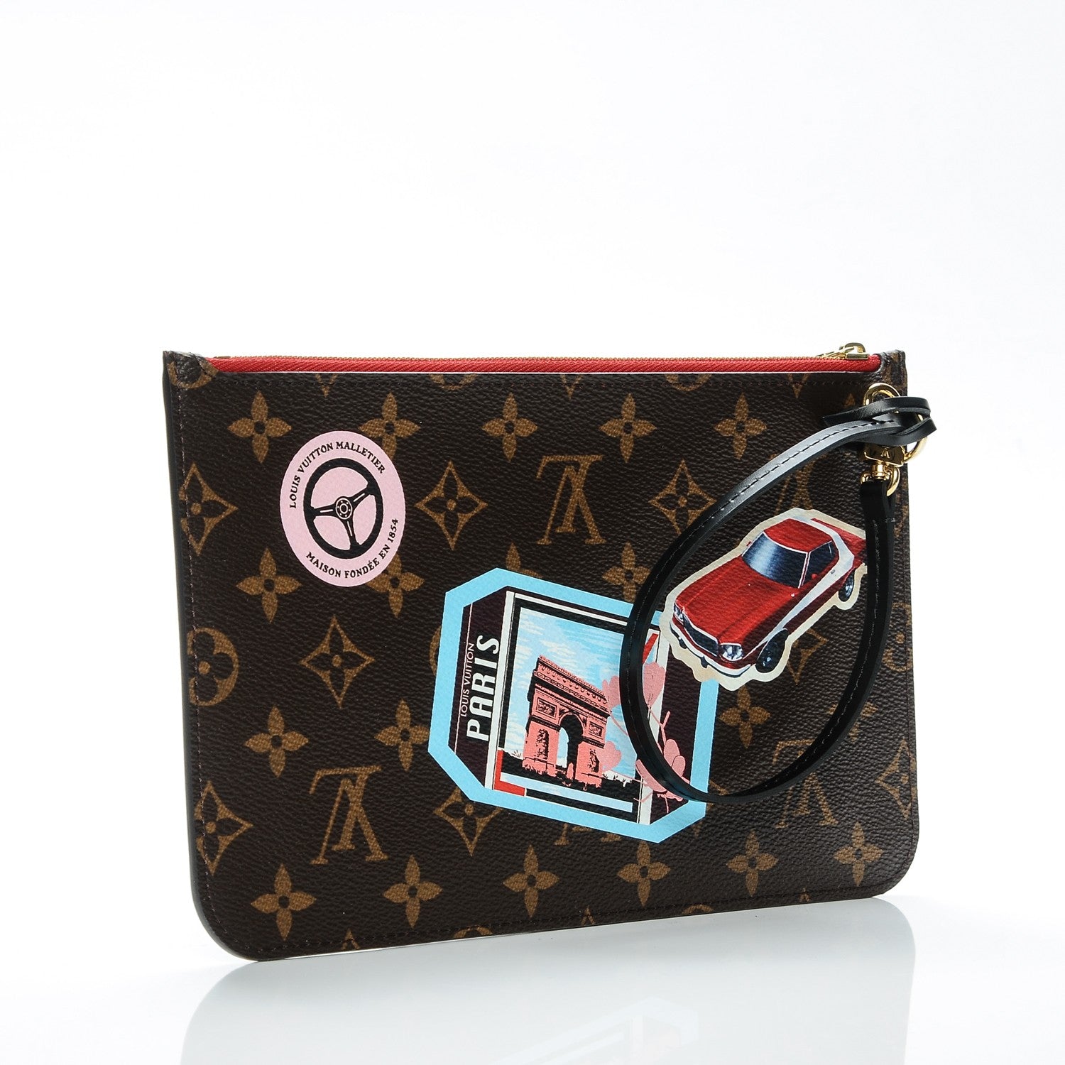 Louis Vuitton Monogram World Tour Neverfull MM GM Pochette 3 of 6