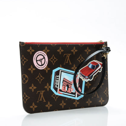 Louis Vuitton Monogram World Tour Neverfull MM GM Pochette 3 of 6