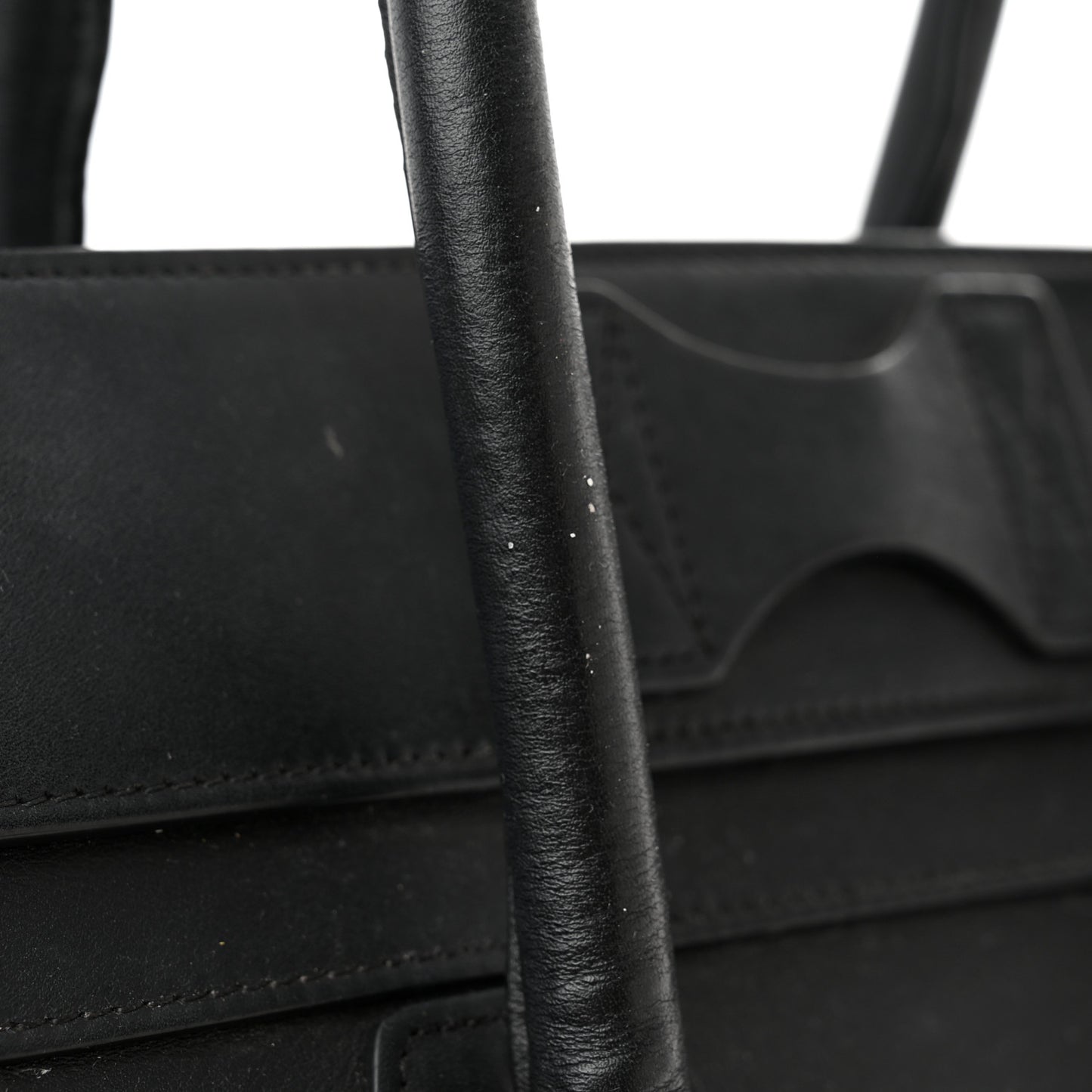 Smooth Calfskin Medium Luggage Black