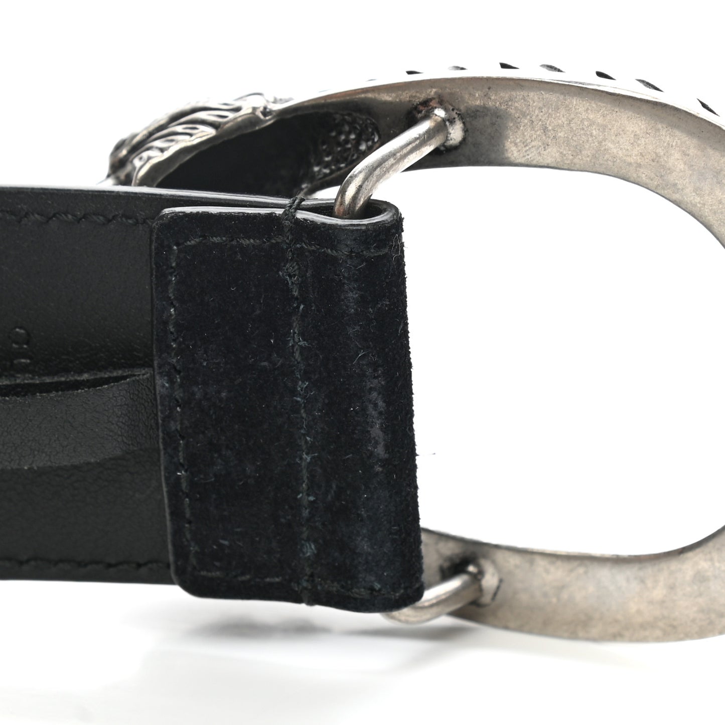 GG Supreme Monogram Suede Dionysus 40mm Belt 70 28 Beige Black