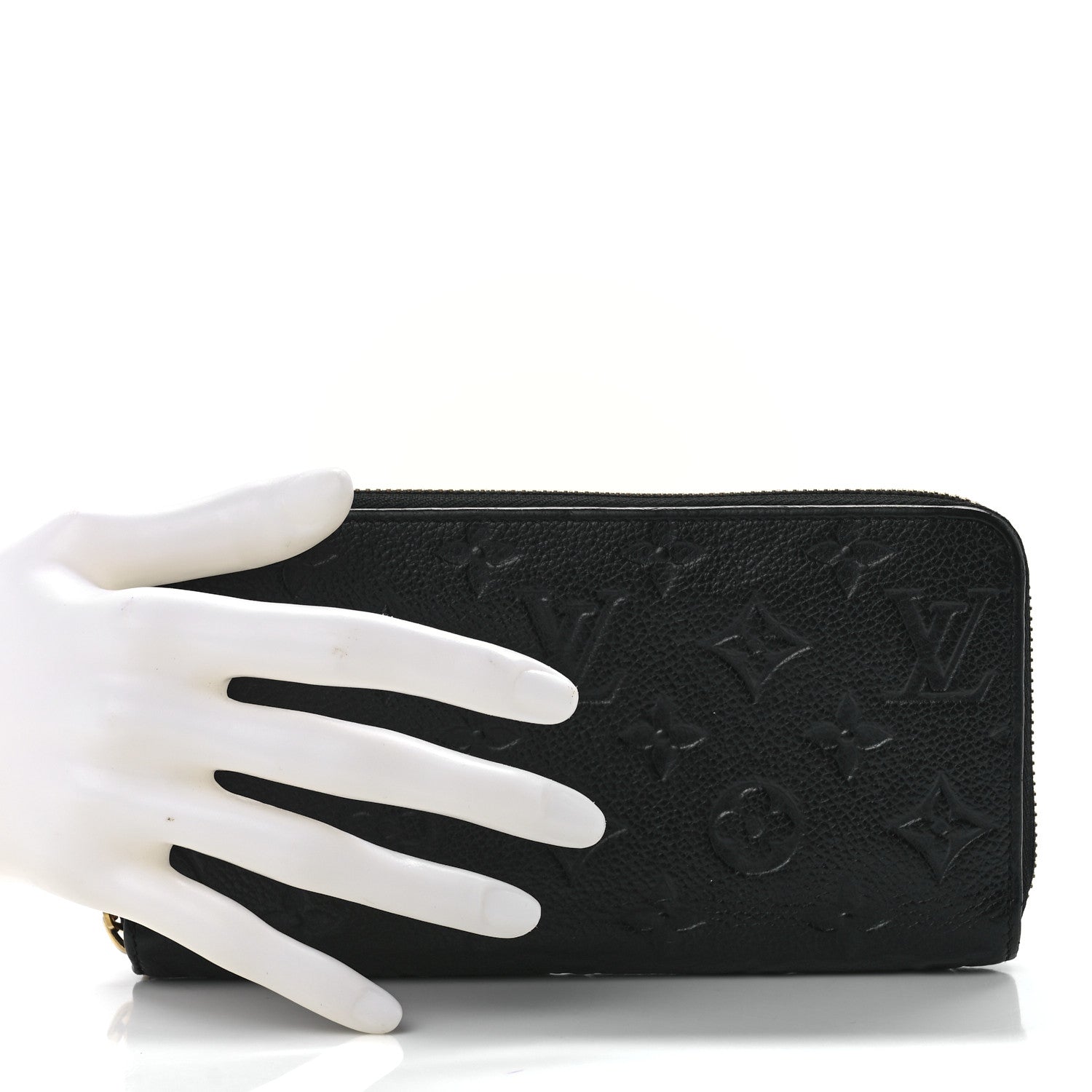 Louis Vuitton Empreinte Zippy Wallet Black 2 of 12