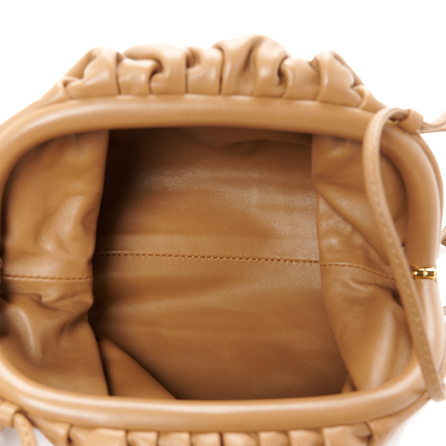 Bottega Veneta Butter Calfskin The Mini Pouch Cammello 5 of 11