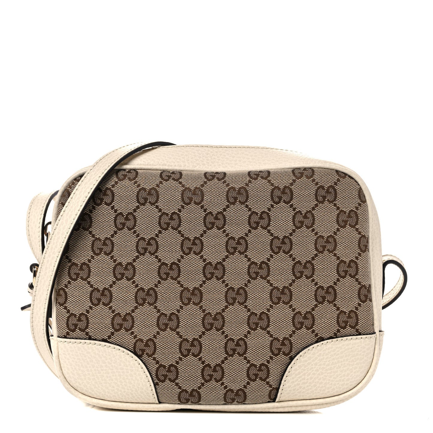 Monogram Dollar Calfskin Mini Bree Messenger Bag Beige Ebony Avoire