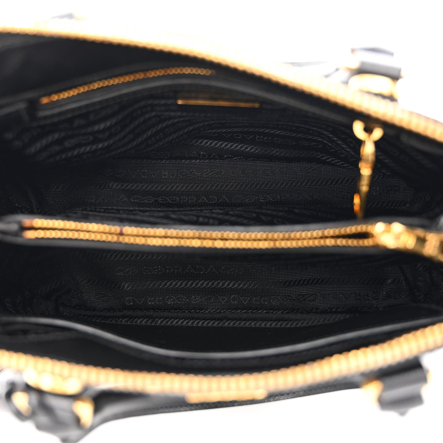 Saffiano Lux Small Promenade Tote Black