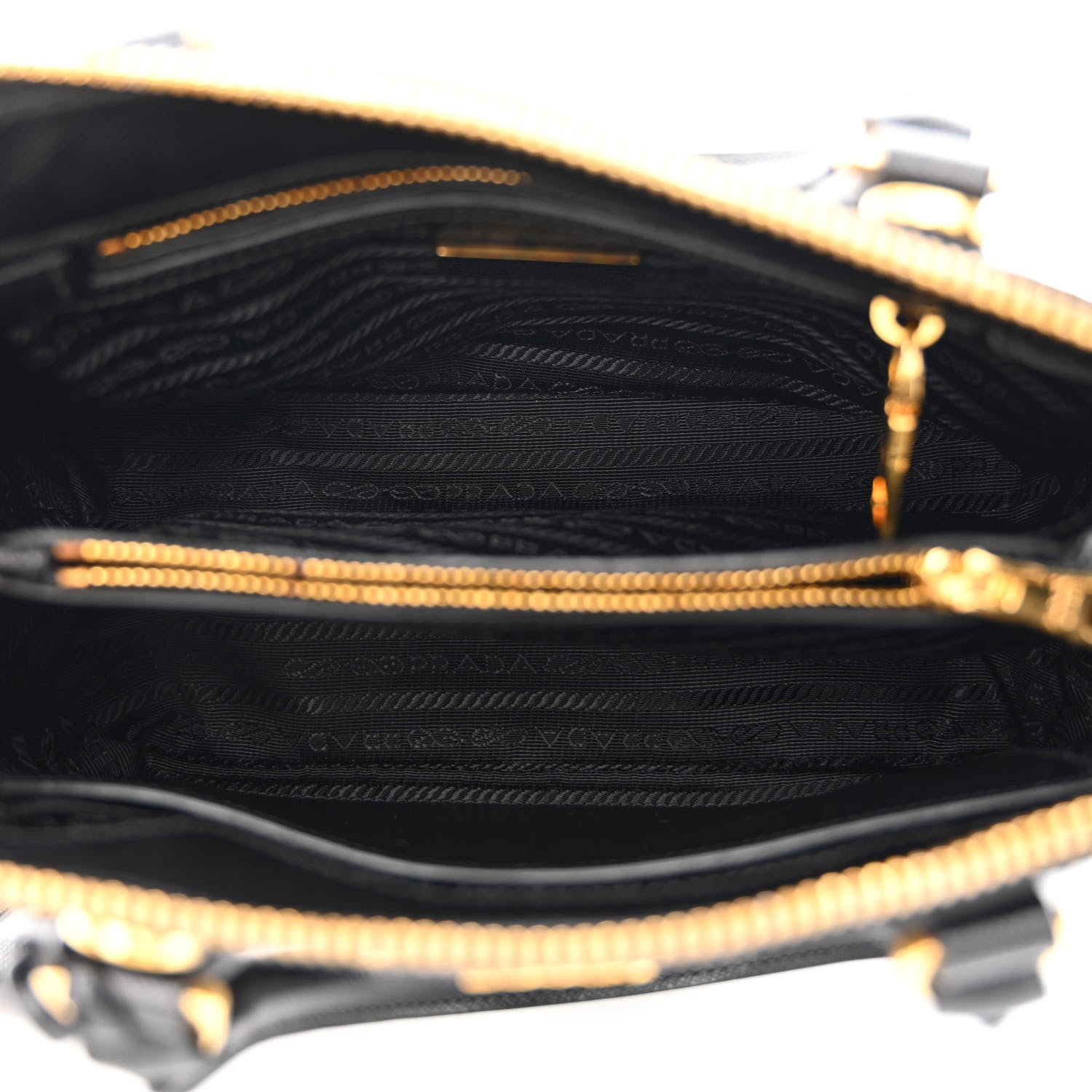 Prada Saffiano Lux Small Promenade Tote Black 5 of 11