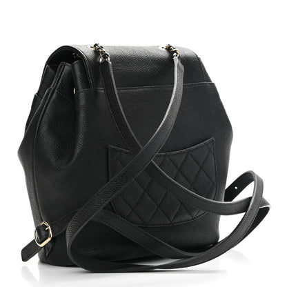 Chanel Caviar Quilted Backpack Black 3 of 10