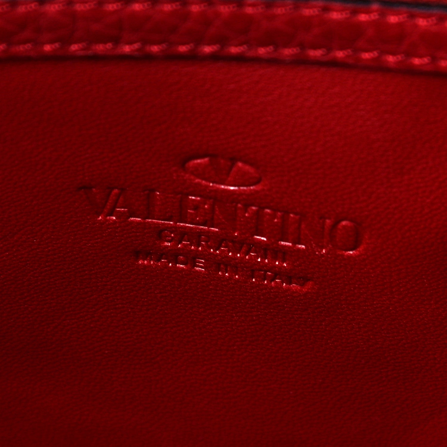 Valentino Garavani Grained Calfskin To Be Cool Tote Rosso Valentino 6 of 7