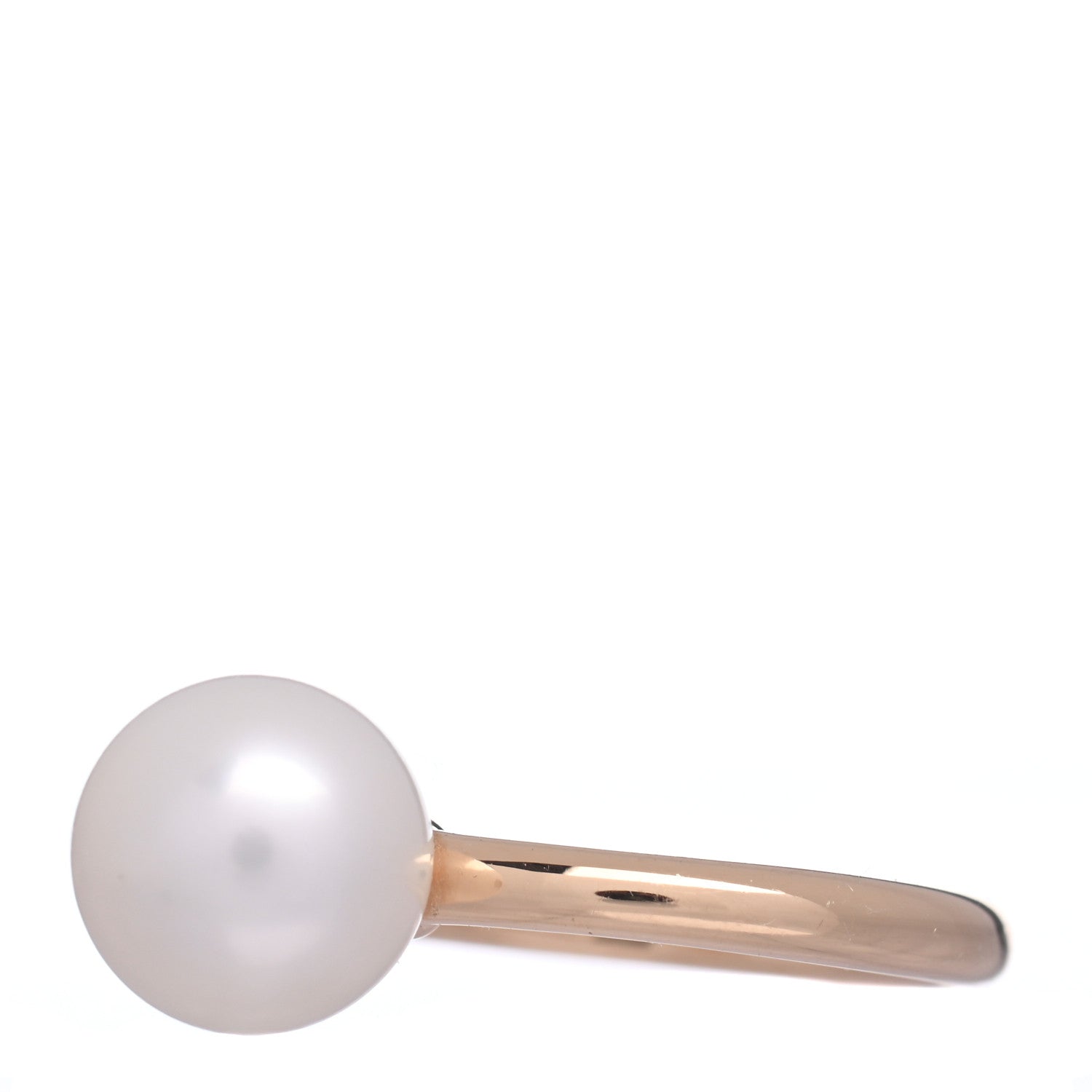 Tiffany 18K Rose Gold Pearl 8mm HardWear Ball Ring 47 4 3 of 5