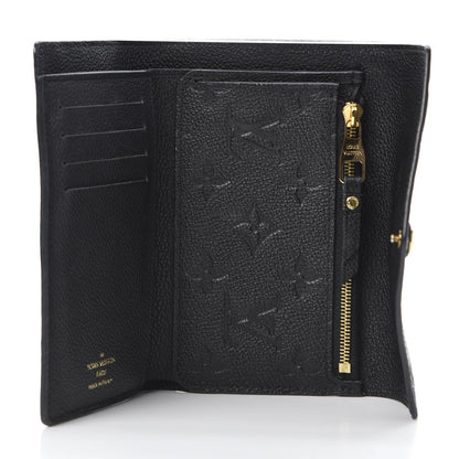 Louis Vuitton Empreinte Compact Curieuse Wallet Black 4 of 9