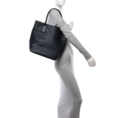 Bottega Veneta Nappa Intrecciato Tote Black 2 of 14